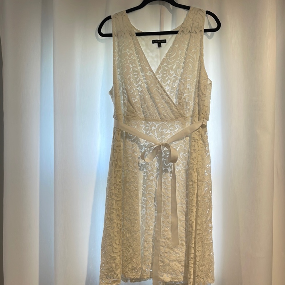 White lace dress